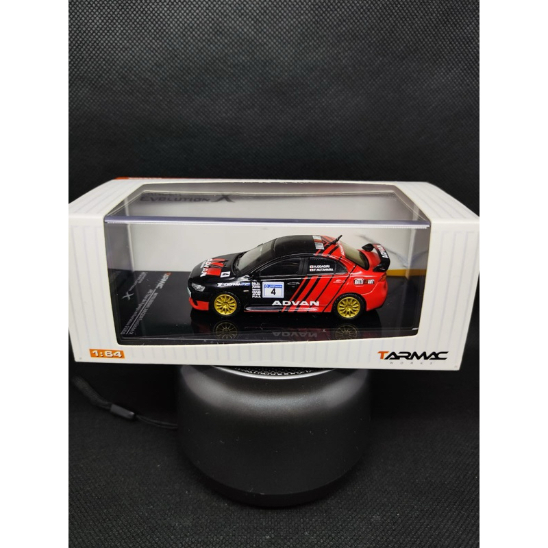 Mô hình xe Mitsubishi Lancer EVO X Ralliart Edition Black tỉ lệ 1:64 T