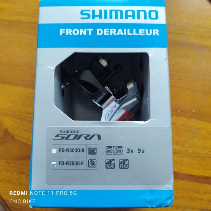 Jual Fd Shimano Sora Triple 3 Speed R3030 Braze On | Shopee Indonesia