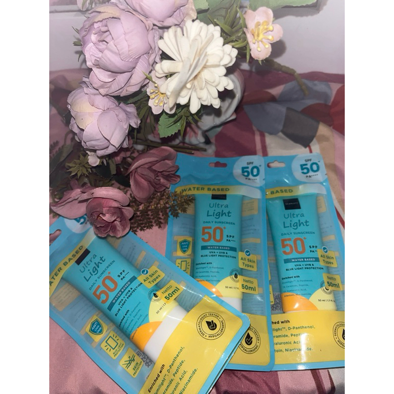 Jual Scarlett Sunscreen Spf50- Scarlet Ultralight - Hijau 50ML (Besar ...