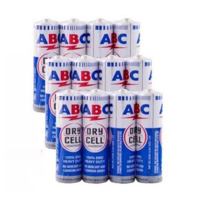 Jual Baterai ABC Biru AA A2 Zinc R6 Isi 4 Original | Shopee Indonesia