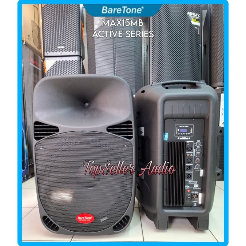 Jual Speaker Aktif BareTone MAX15MB / MAX-15MB 15"Inch Bluetooth Tws