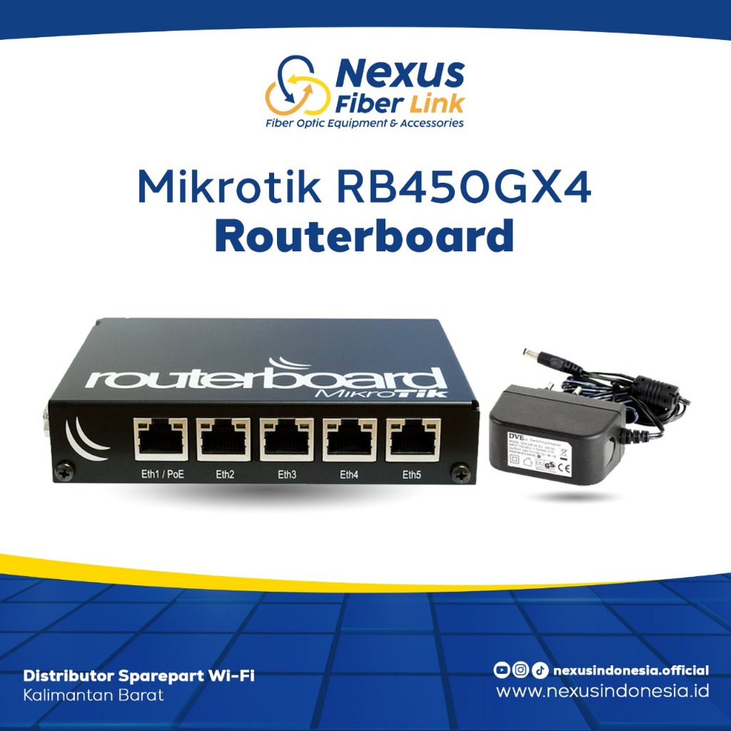 Jual Mikrotik Pontianak RB450Gx4 Routerboard | Shopee Indonesia