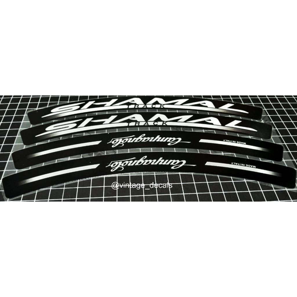 Campagnolo Vinyl Sticker Decal Set For Bikes – Waterproof & UV Resistant Cycling Decals