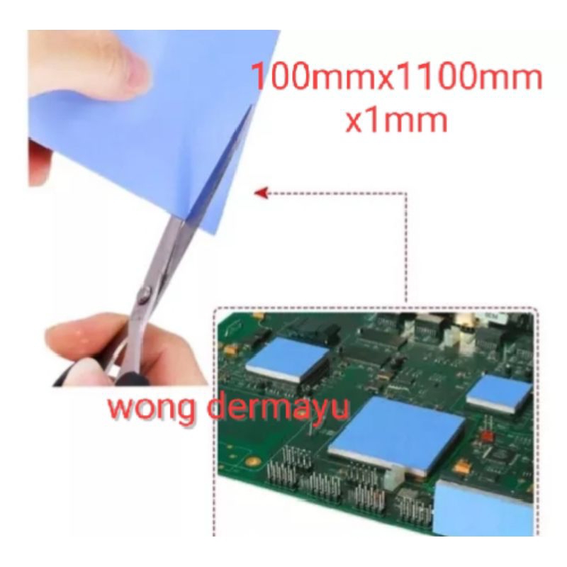 Jual THERMAL PAD PENDINGIN IC lebar 10cm X 10cm | Shopee Indonesia