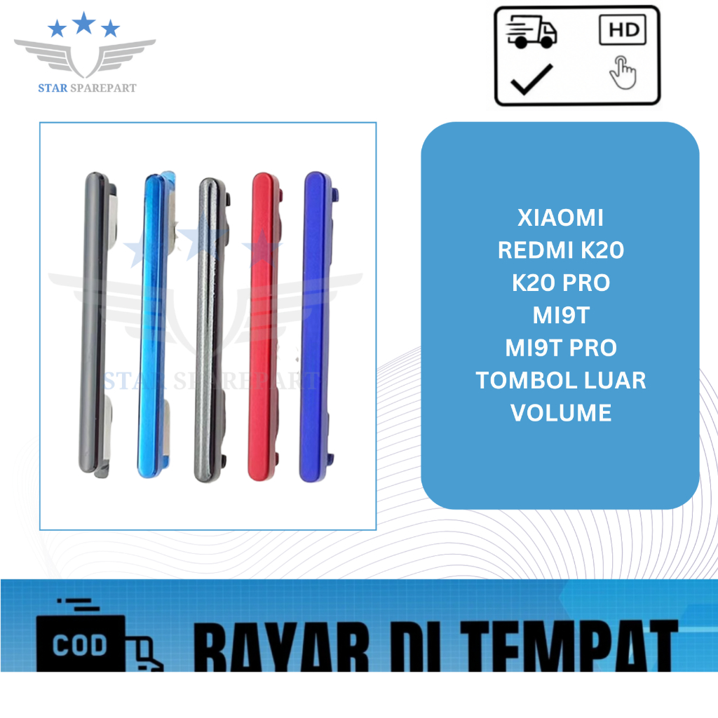 Jual TOMBOL LUAR KEYPAD VOLUME XIAOMI REDMI K20 / K20 PRO / MI9T / MI9T ...