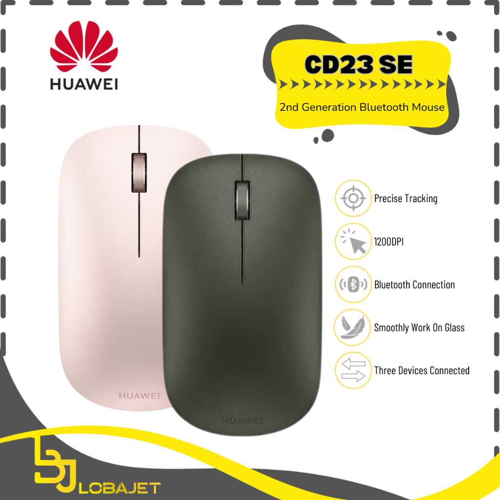 Jual HUAWEI CD23 SE 2nd Generation - Bluetooth Mouse 1200 DPI - Mouse ...