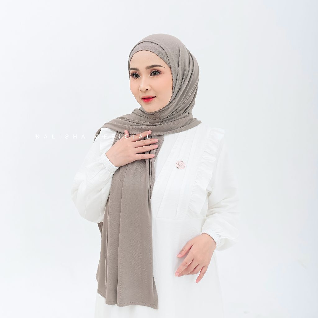 Kalisha X Mima Tarra Pashmina Inner Oval Bahan Viscose Rayon