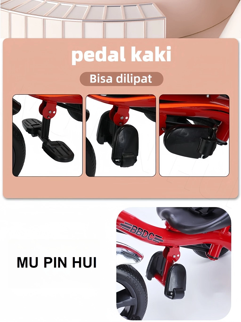 Sepeda Anak Roda 3 - 5