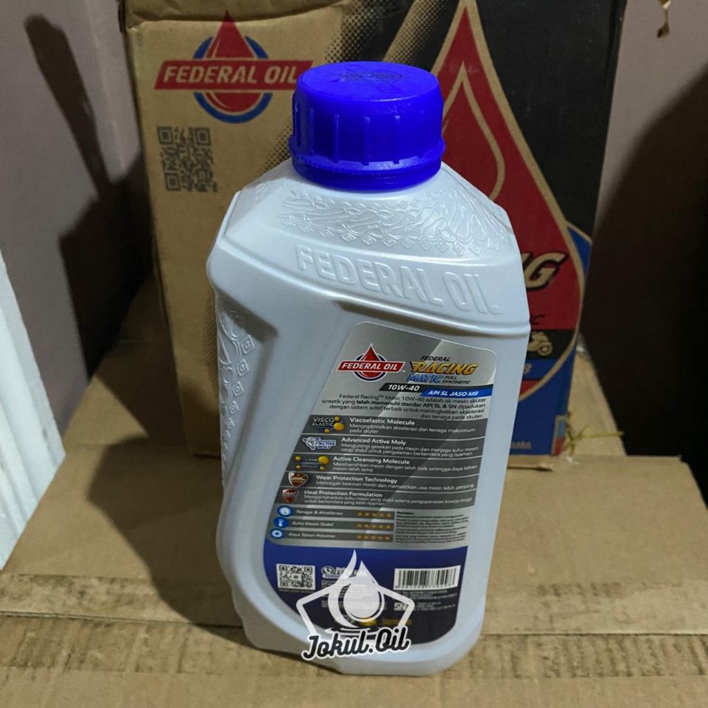 Jual Oli Federal Racing Matic 1L Original Motor Matic | Shopee Indonesia