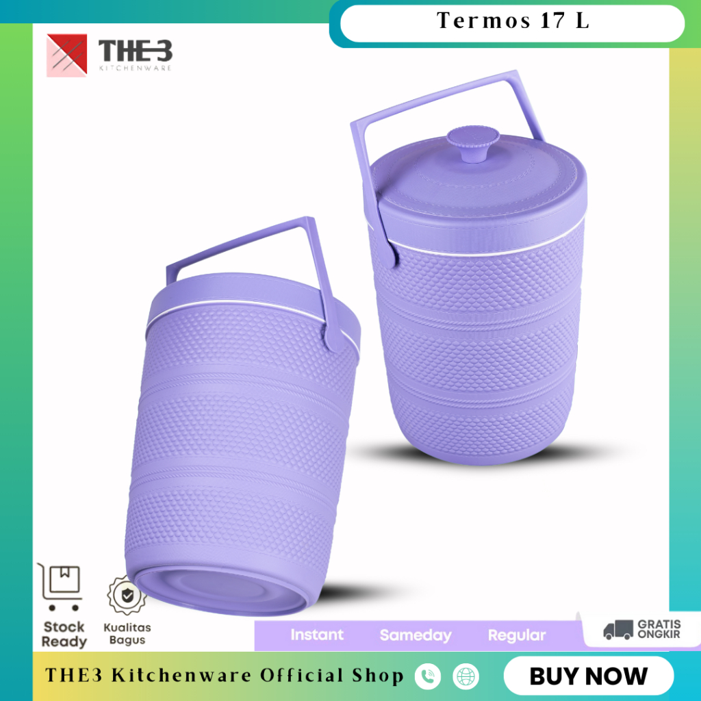 Jual [THE3] | TERMOS NASI 17L TRI-J / Termos Es Rice Bucket / Ice ...