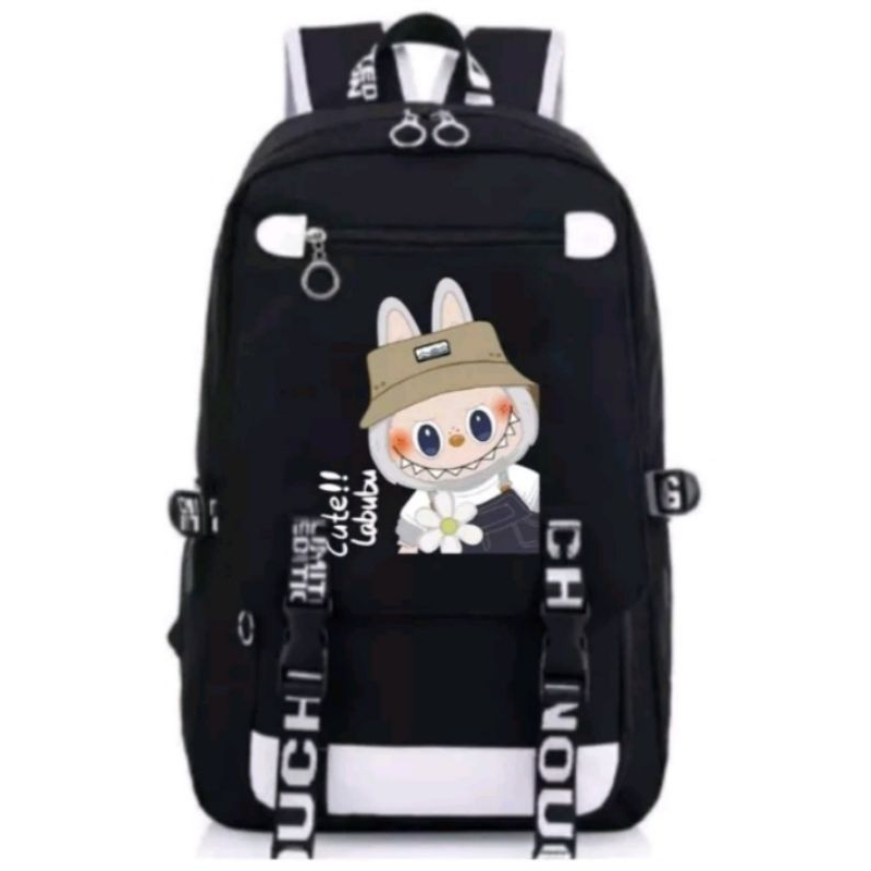Jual Tas Ransel Sekolah Model Baru 2025 Bermotip Gambar labubu Buat