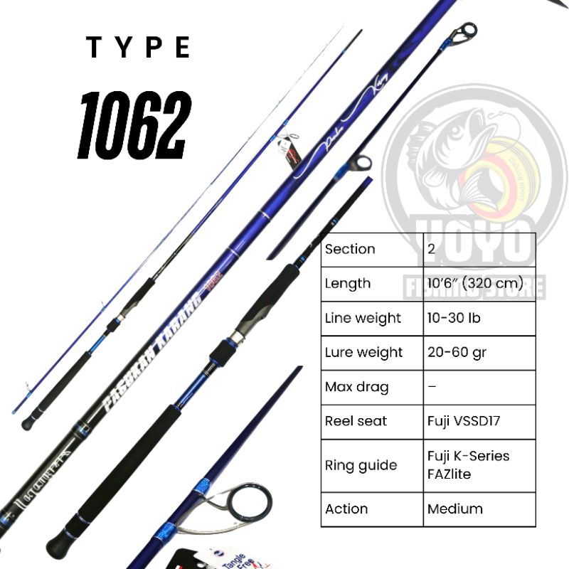 Jual Joran Pasukan Karang | joran shore Jigging | joran casting pasukan ...