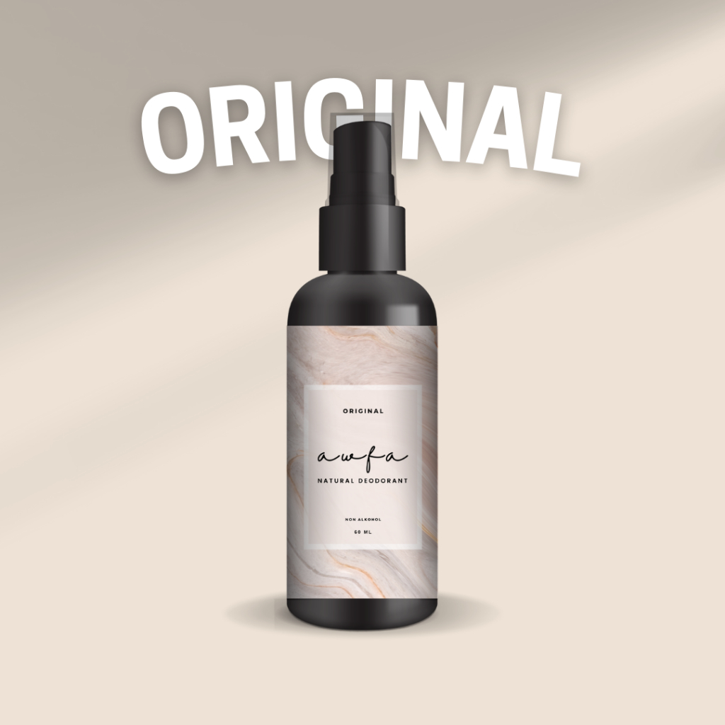 Jual Awfa Natural Deodoant Spray Original 60ml | Shopee Indonesia