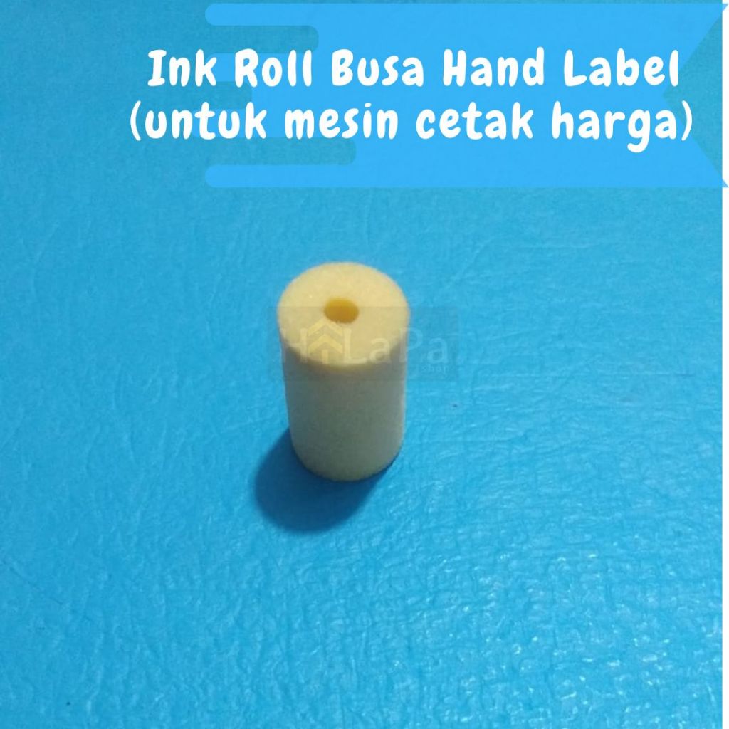 Jual Ink Roll Busa Hand label / gabus busa / busa cetak untuk mesin ...