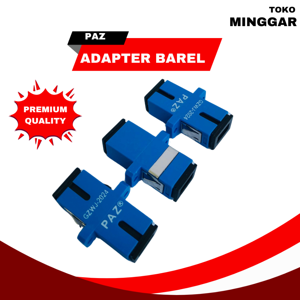 Jual ADAPTER SC UPC PAZ / BAREL PAZ SAMBUNGAN KONEKTOR FIBER OPTIK ...