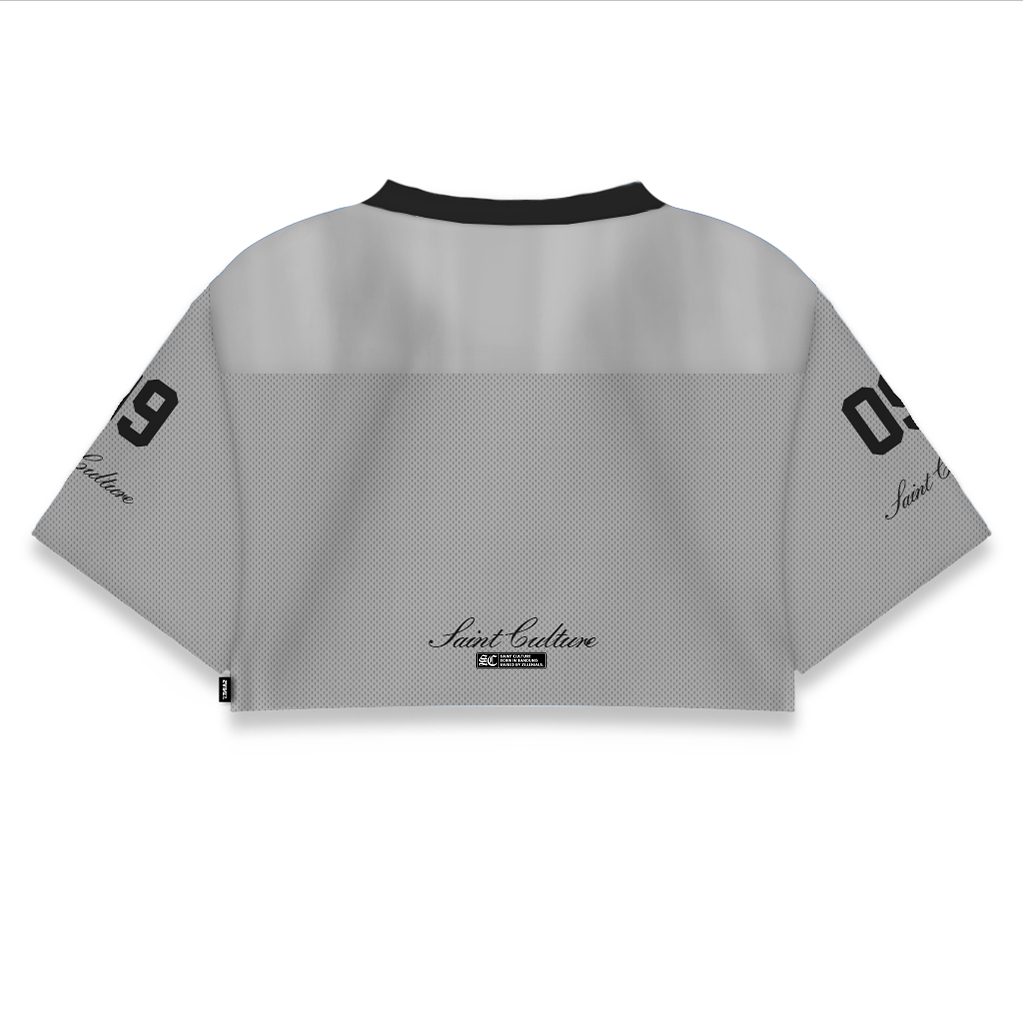 Jual Saint Culture / Silvery Crop Tee 09 / Crop Top Jersey Vintage ...
