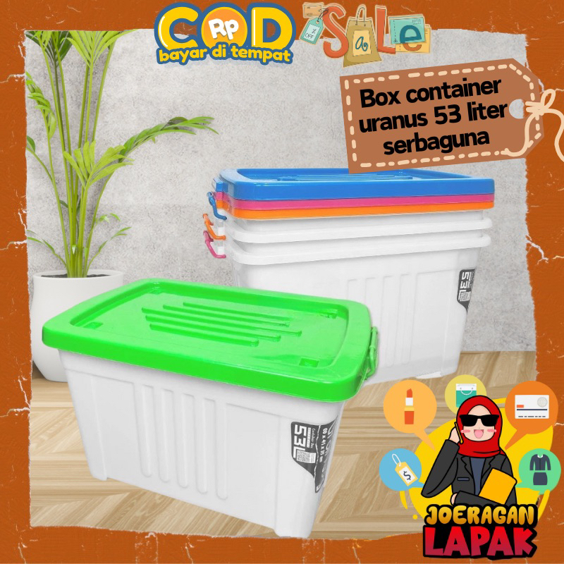 Jual [JOERAGAN LAPAK] BOX CONTAINER 53 LITER - KONTAINER BESAR ...