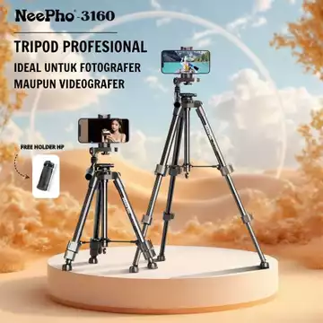 NeePho 3160 Tripod Sultan Multifungsi Photography Kamera Cellphone DSLR