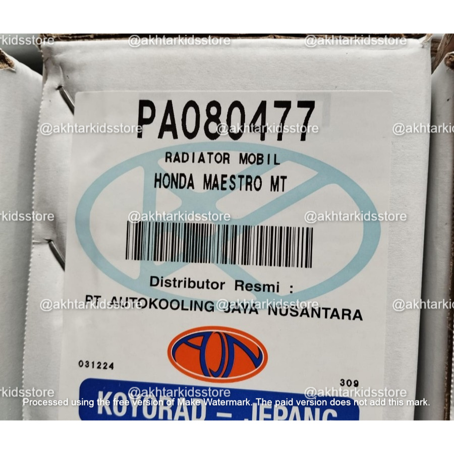 Jual Radiator Honda Maestro Manual Koyorad | Shopee Indonesia