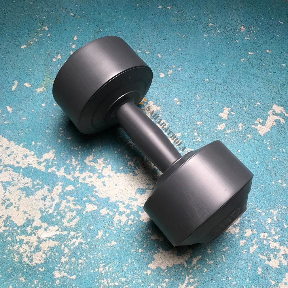 Jual Barbel Dumbell 7 KG Plastik PVC Dumble 7kg Sudah Berisi Siap Pakai ...