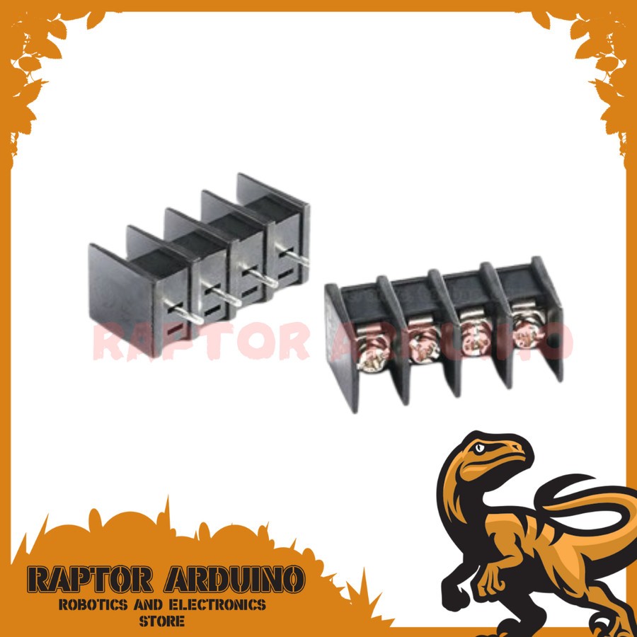 Jual KF25 4p Terminal Block Hitam PCB 4 P KF 25 baut Berkualitas ...