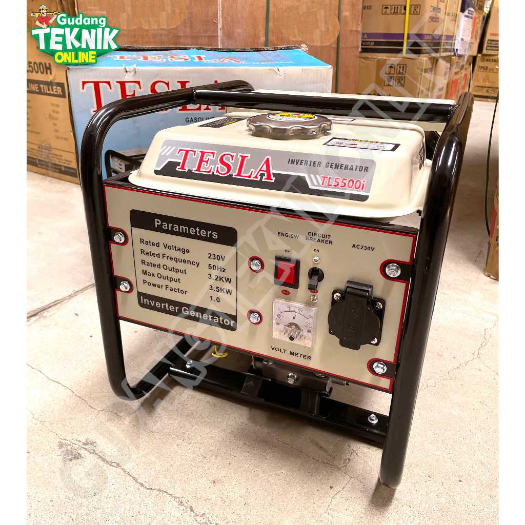 Jual TESLA Genset 3500Watt TESLA TL5500I / Genset Listrik 3500 Watt ...