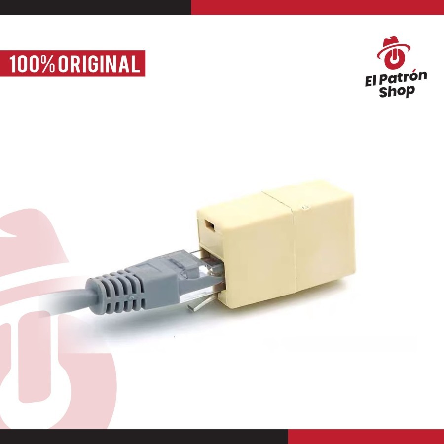 Jual Barel RJ45 Coupler Female to Female Barrel RJ45 Sambungan LAN ...