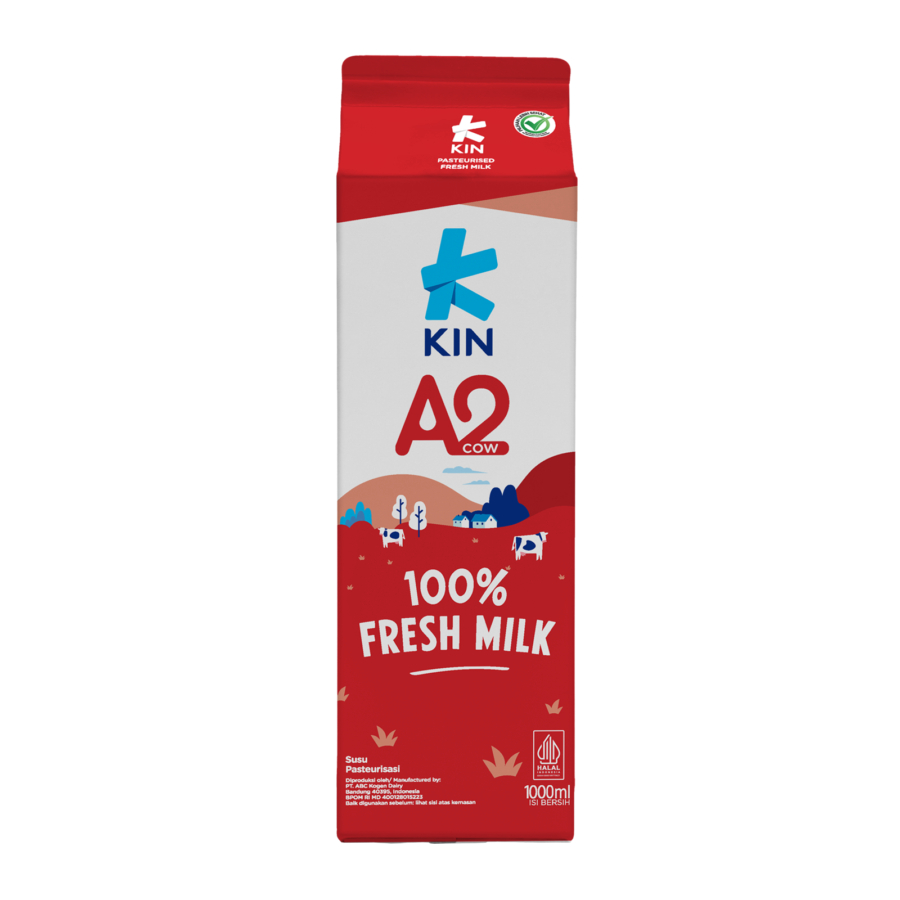Jual KIN A2 Fresh Milk Susu Segar Pasteurisasi Full Cream 1000ml ...