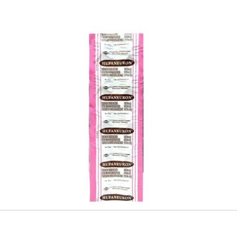 Jual HUFANEURON® B1 B6 B12 (Obat Kram, Kaku, Kebas, Kesemutan) | Shopee ...