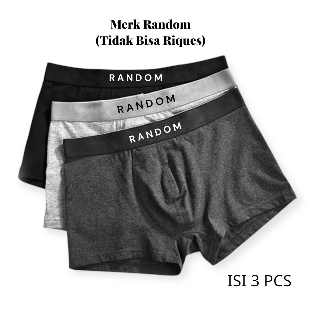 Jual Alzura - Celana Dalam Boxer Pria Isi 3 Pcs - Boxer Laki-laki ...