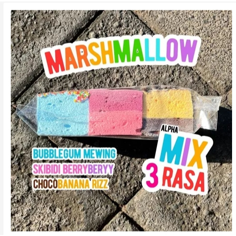 Jual Marshmallow JustFluff MIX ALPHA [3 KOTAK 3 RASA] JustFluff ...