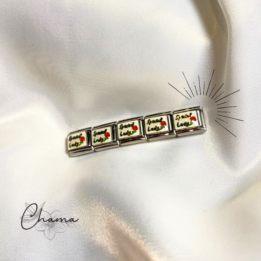 Jual Italian Charm Bracelet (Nomination Bracelet, Custom Bracelet