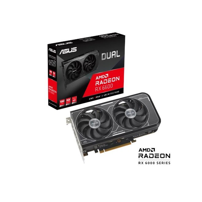 Jual VGA Card ASUS Dual Fan AMD Radeon RX 6600 V2 8GB GDDR6 | Shopee ...
