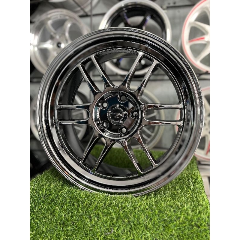 Jual velg mobil enkei rpf r18 black chrome pcd 5x114 kondisi baru ...