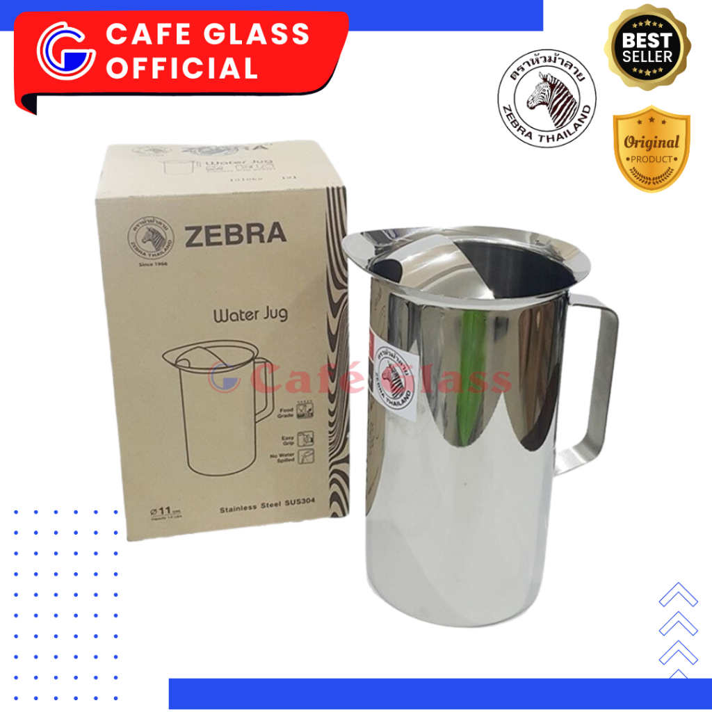 Water Jug Stainless Zebra - Teko Stainless Sus 304 - Ceret Stainless Zeb-115011