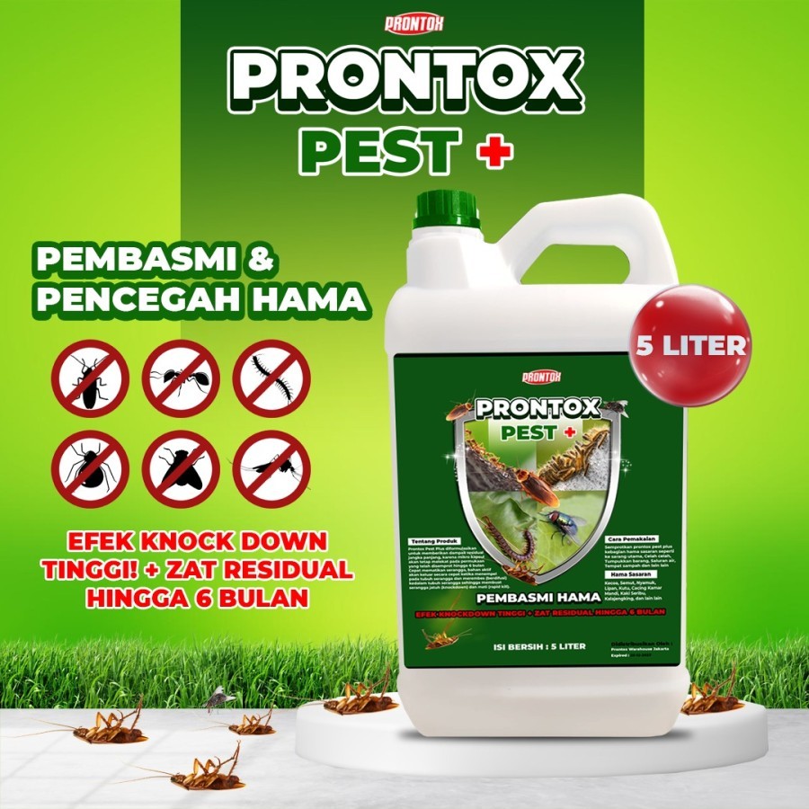 Jual PRONTOX PEST PLUS 5 Liter Pembasmi Segala Jenis Hama Lingkungan ...