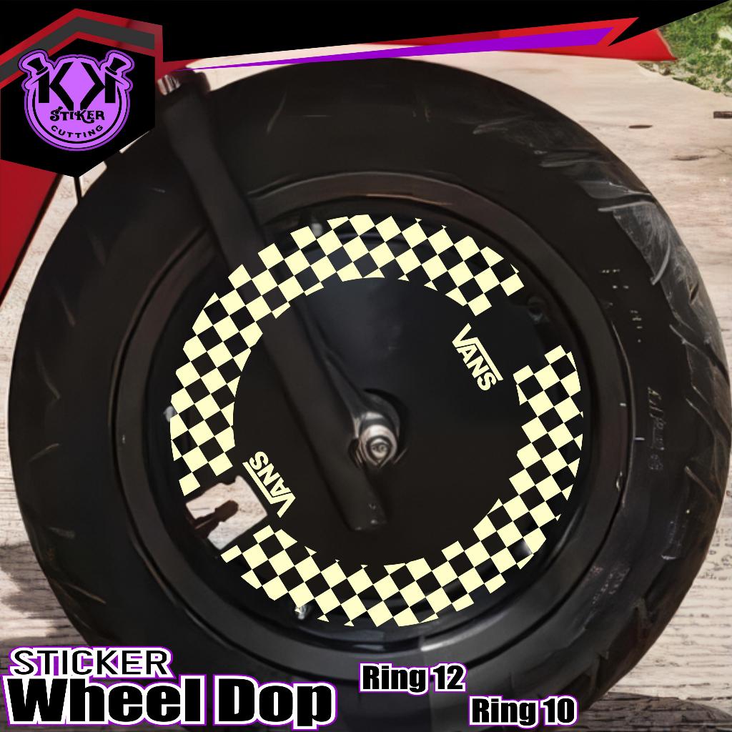 Jual SC.489/STICKER CUTTING/STIKER WHEEL DOP RING 12 DAN 10 INCI/STIKER ...