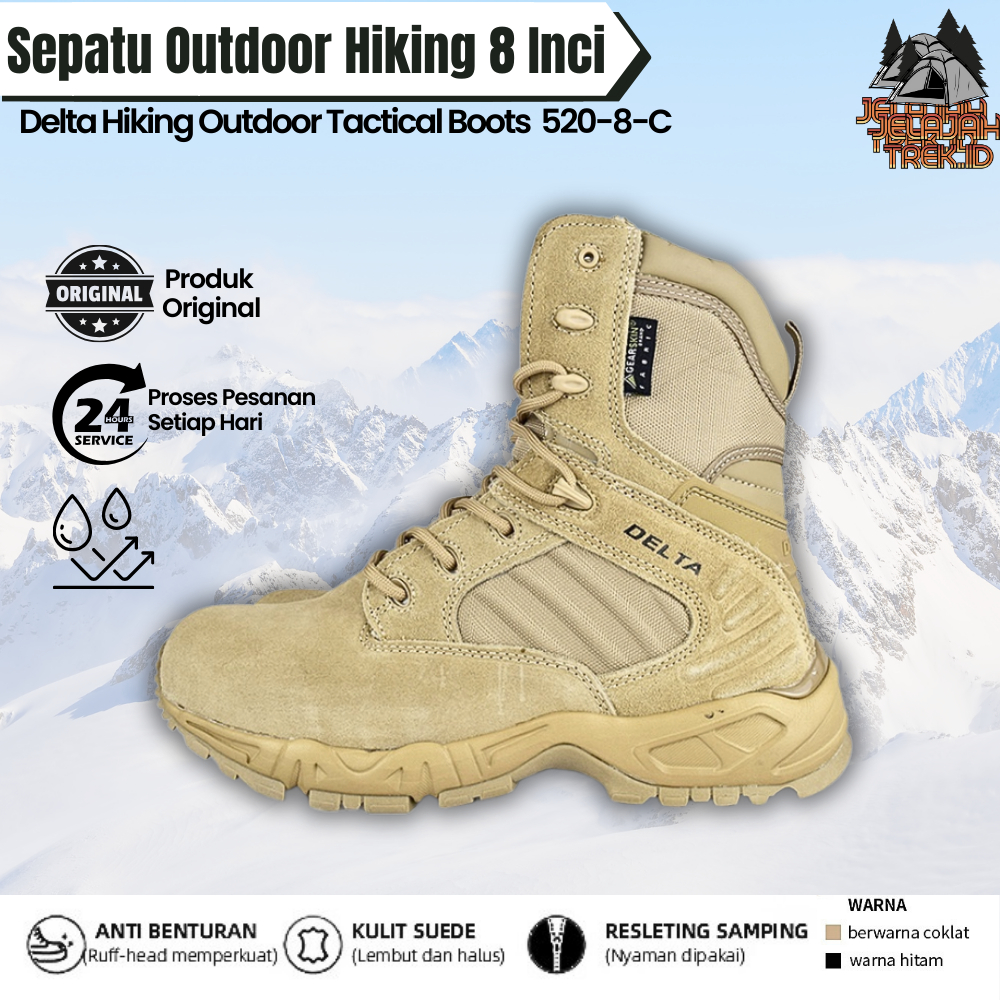 Sepatu Boots Militaire Delta Tactical Desert Boots Waterproof