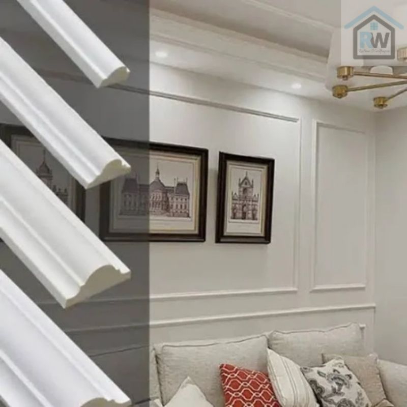 Jual Wall Moulding PVC, List Moulding PVC Panjang 1,5 meter | Shopee ...