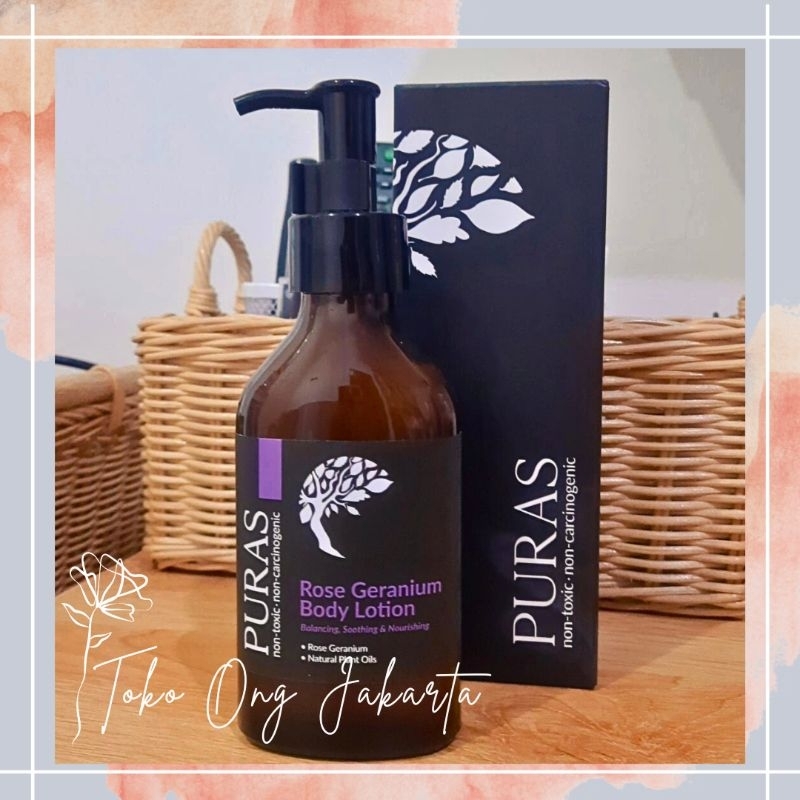 Jual PURAS MALAYSIA ROSE GERANIUM BODY LOTION (ORIGINAL MALAYSIA ...