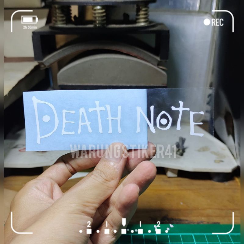 Jual stiker death note sticker keren berkualitas | Shopee Indonesia