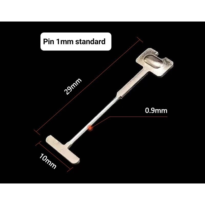 Jual Refill pin tile leveling 1mm atau 1.5mm ukuran standard isi 50pcs ...