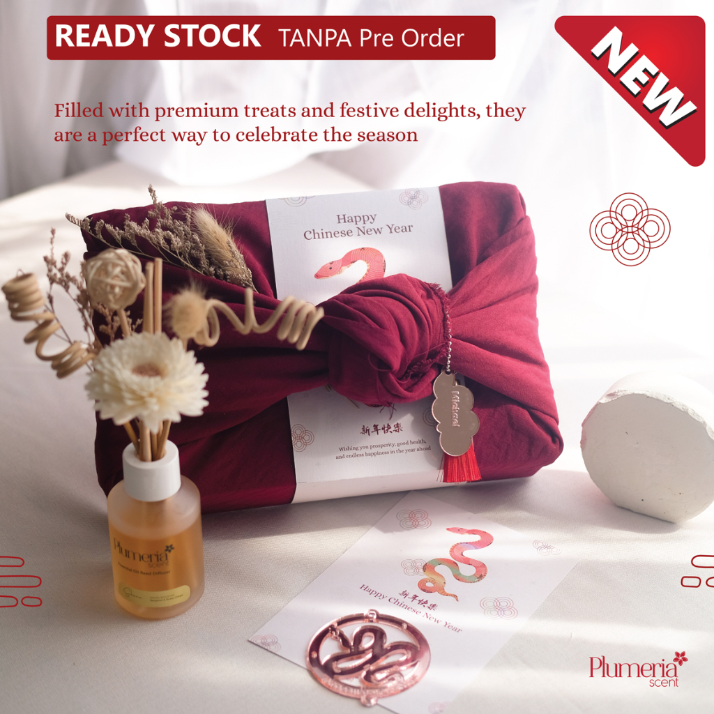 Jual Plumeria Scent Essential Hampers Imlek Reed Diffuser | Shopee ...
