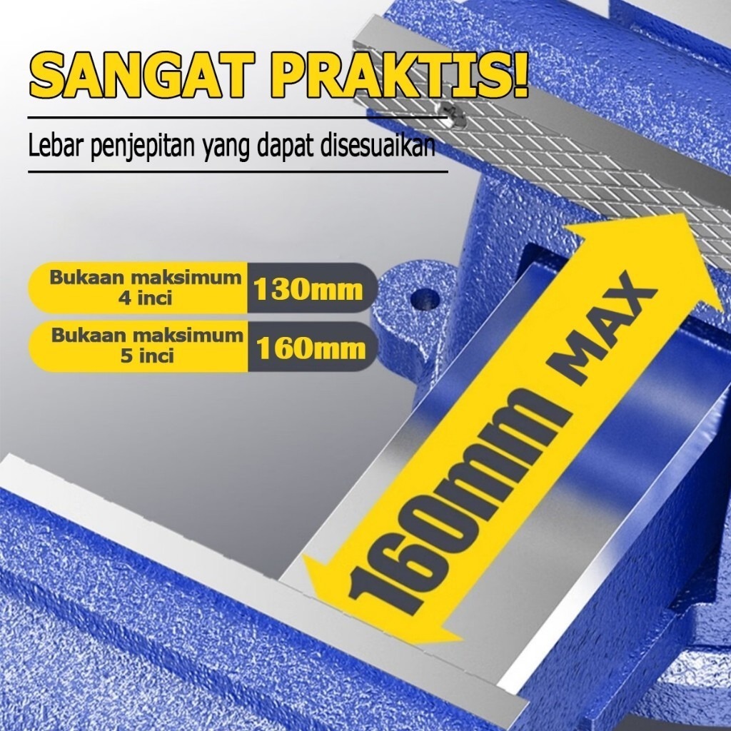 Jual ANTETSI Catok Clamp 6'' / catok paron / Ragum Klem / Catok Meja ...
