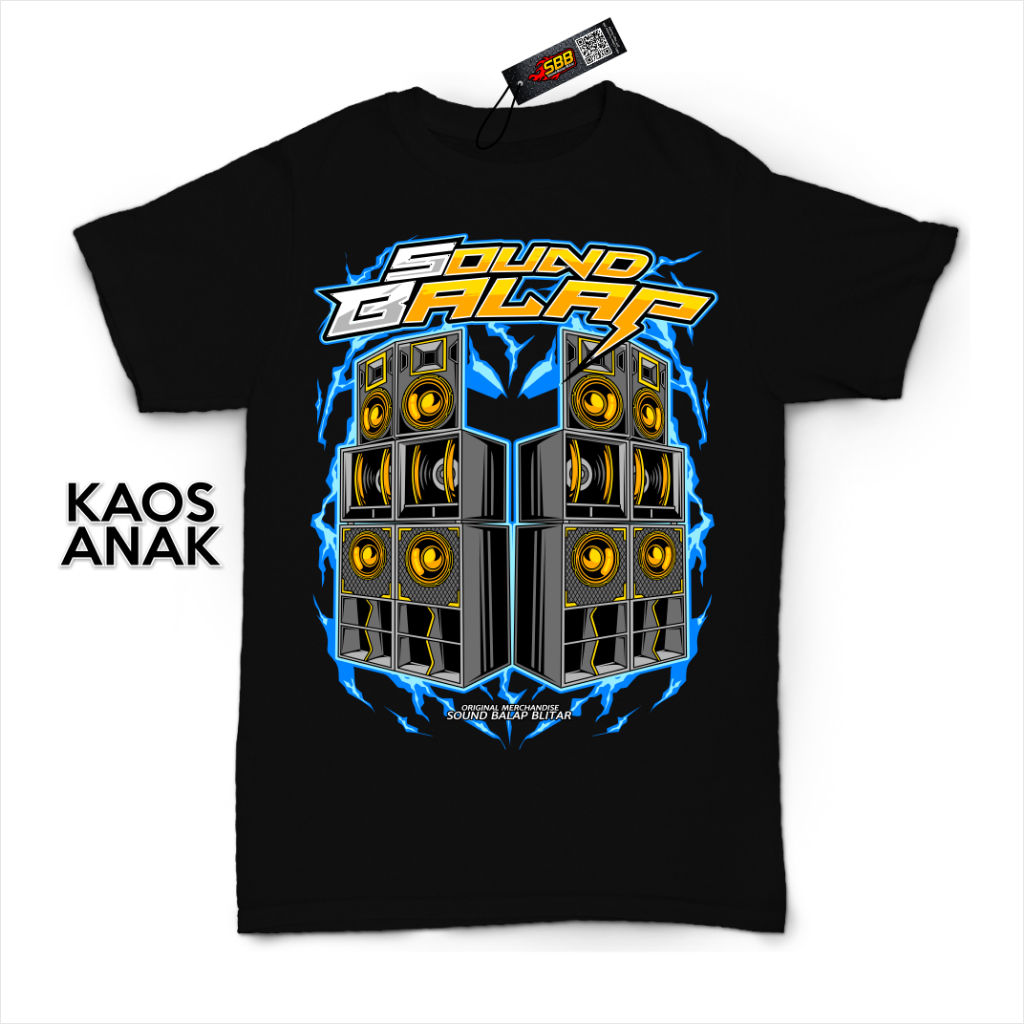 Jual Kaos Anak Sound System Sound Balap Series 6 Distro Katun Combed ...