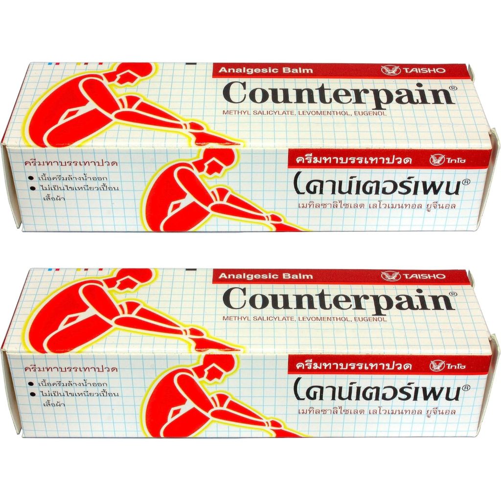 Jual Counterpain Analgesic Balm Relieves Muscular Aches and Pain 60gram ...