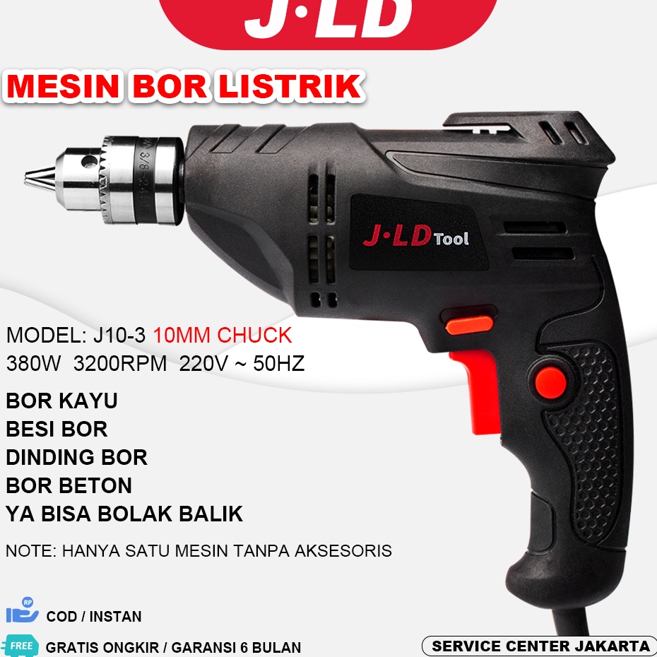 Jual Penjual Resmi COD Mesin Bor Listrik 1mm Mesin bor murah 38w bor