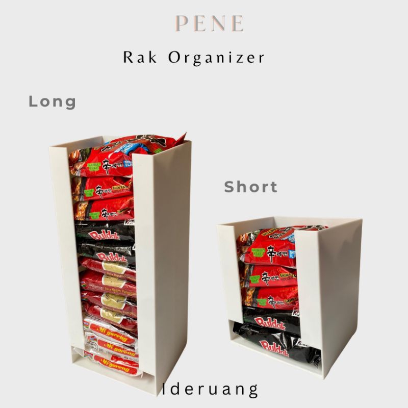 Jual IDERUANG PENE - Rak Kotak Susun Mie Instan Rak Masker Wajah ...