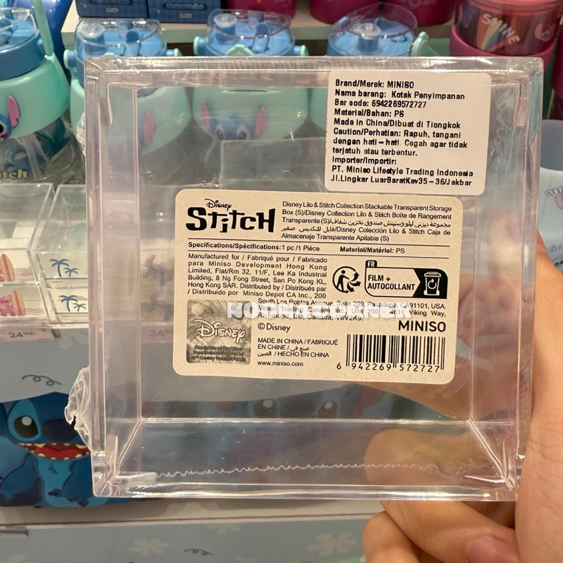 Jual Miniso x Disney ‼️ Stackable Storage Box Transparan / Kotak ...