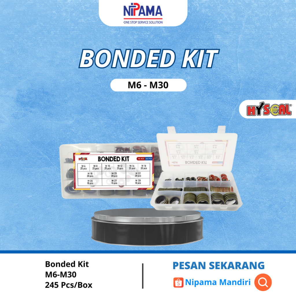 Jual BONDED KIT M6 - M30 245 PCS/BOX | Shopee Indonesia